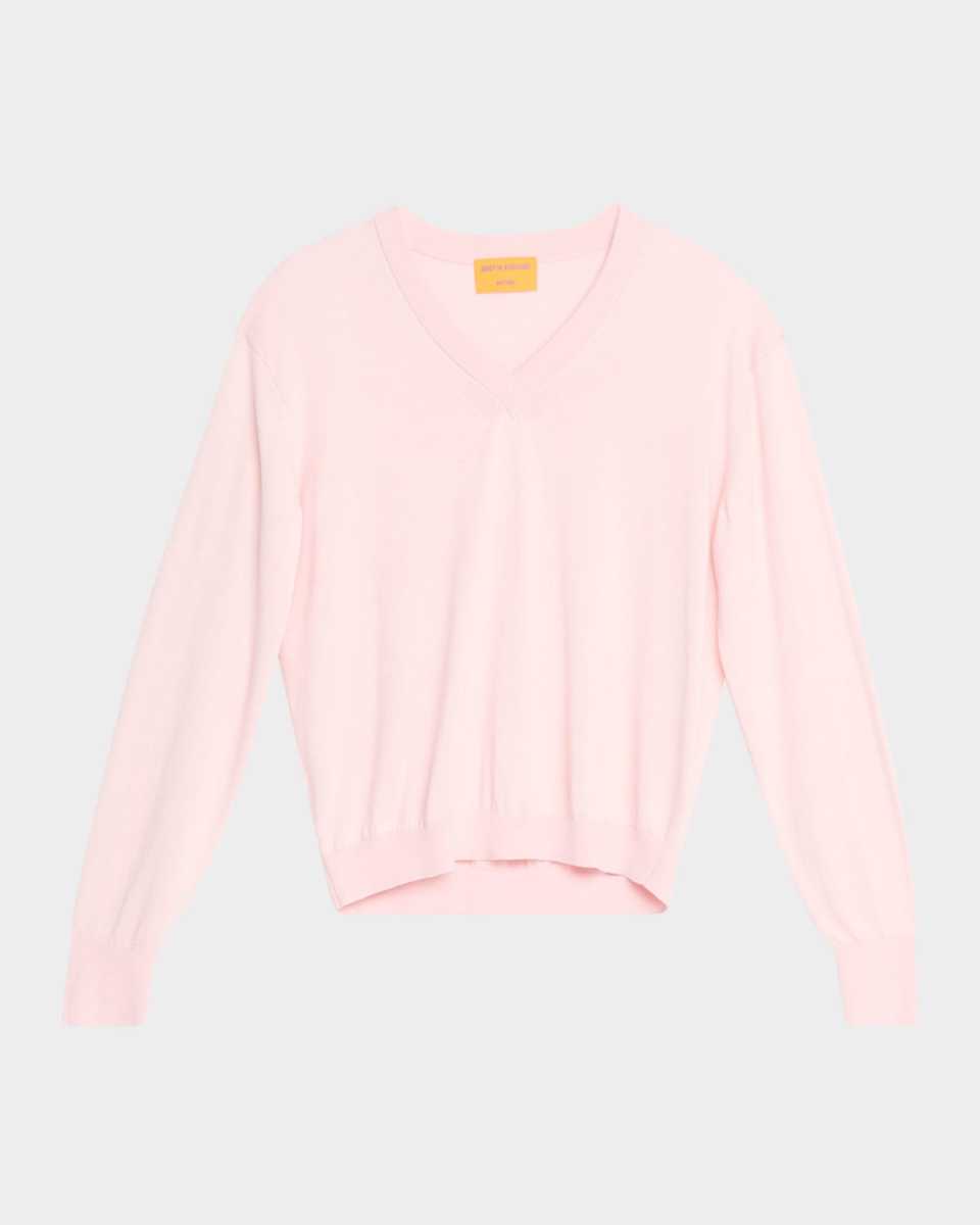 The V Silk-Linen Sweater